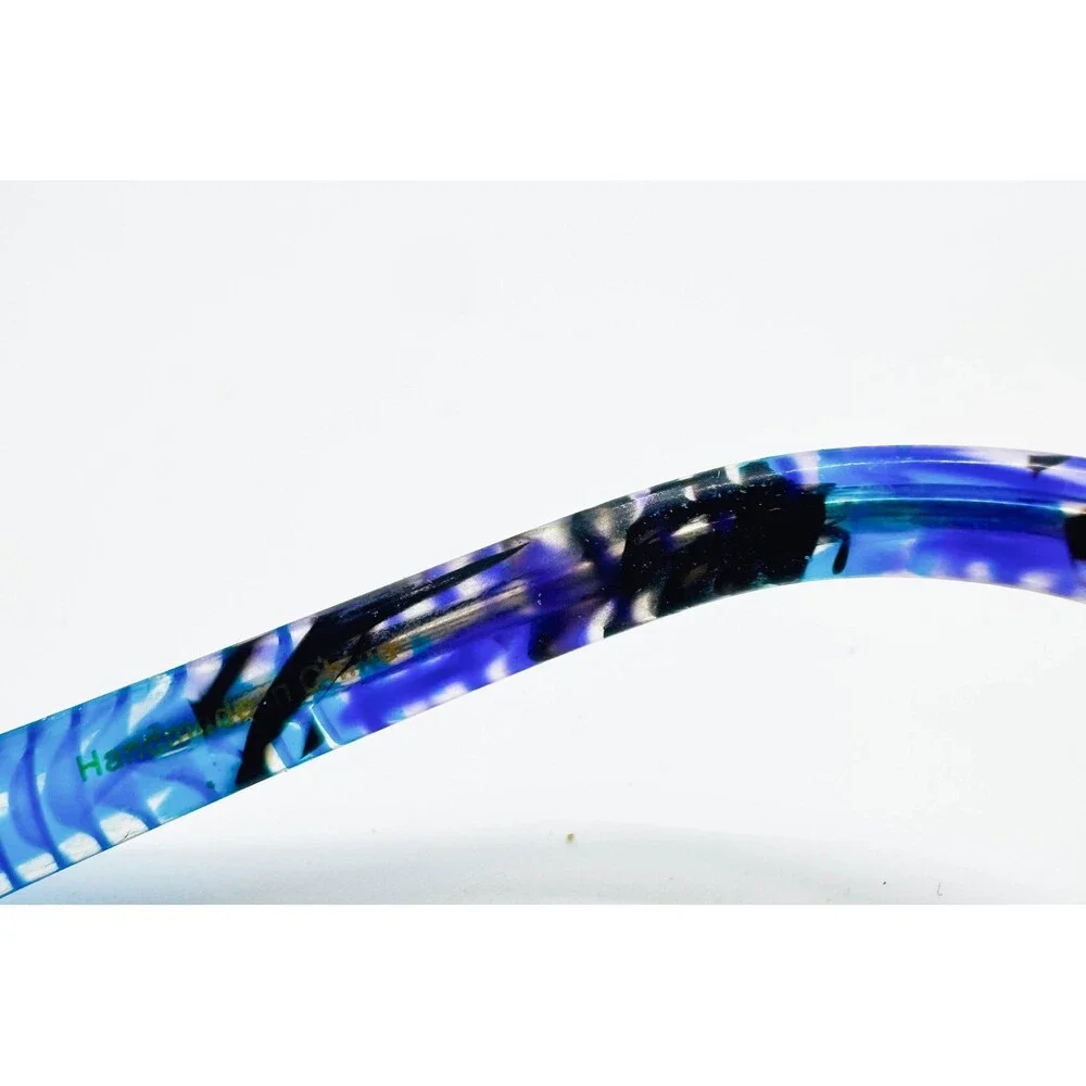 XOXO Eyeglasses Womens Black Blue Fave Rectangular 52-16-135